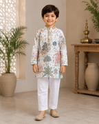 Animal printed kurta set