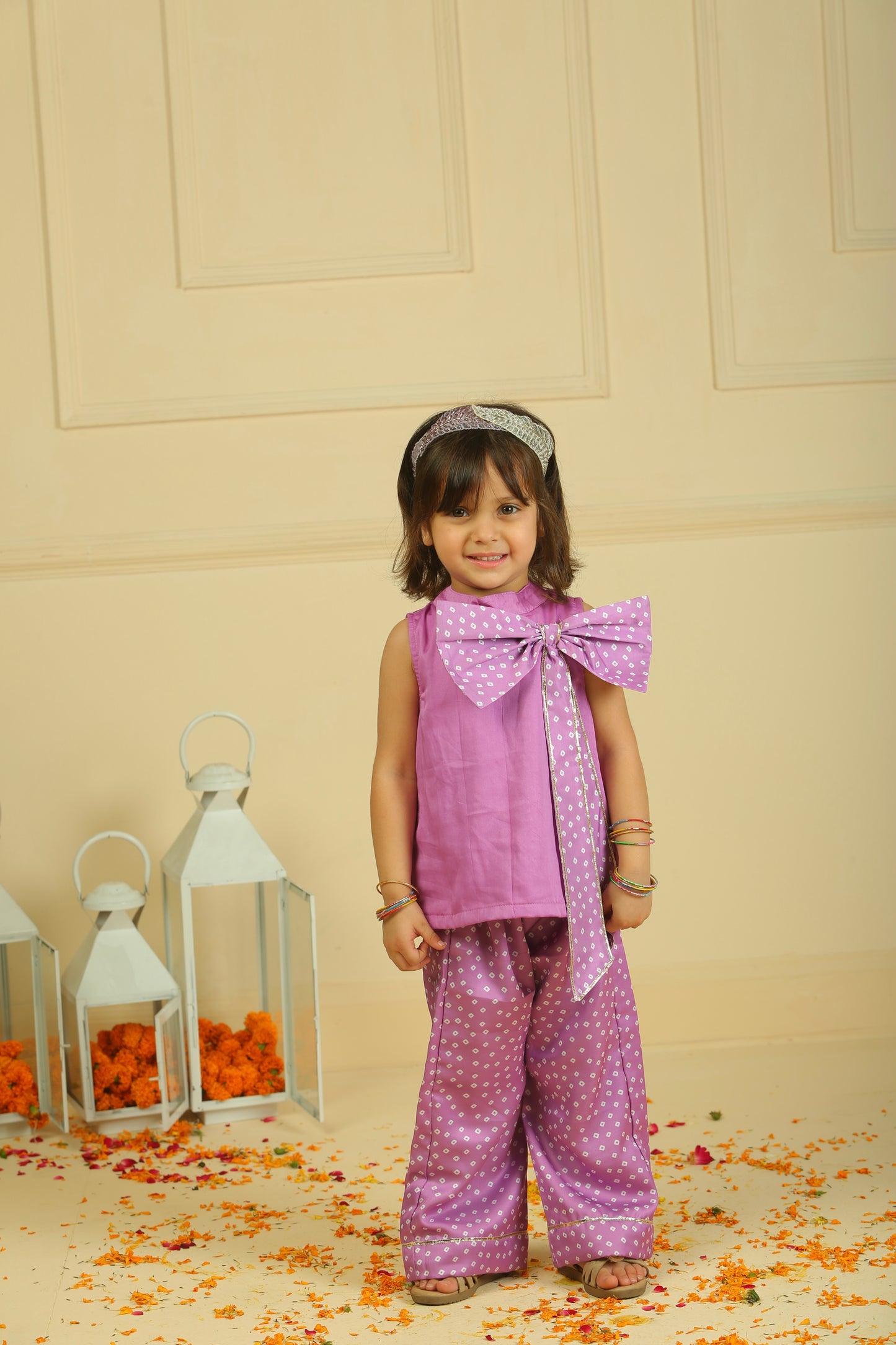 Bandhani top with pants